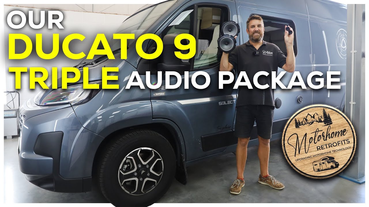 Обновление «Triple Audio Package» для Fiat Ducato 9 — динамики, сабвуфер, усилитель и многое другое!
