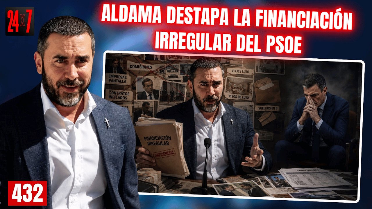 24X7 #432 / Aldama lo suelta todo sobre la financiaci&oacute;n irregular del PSOE: S&aacute;nchez, el siguiente