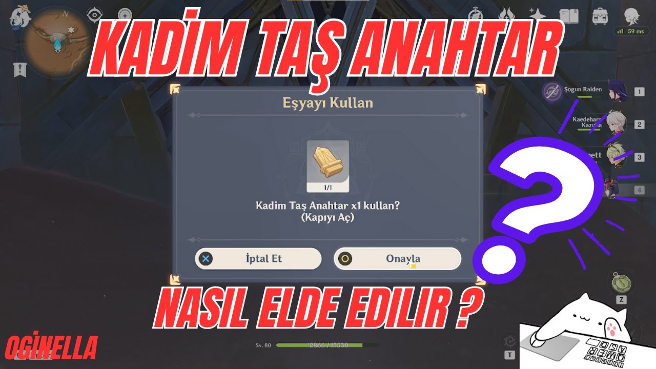 Kadim Taş Anahtar Nasıl Elde Edilir | Düşmanları Azgın Sular Gibi Kızgın Görevi | Genshin Impact 3.4