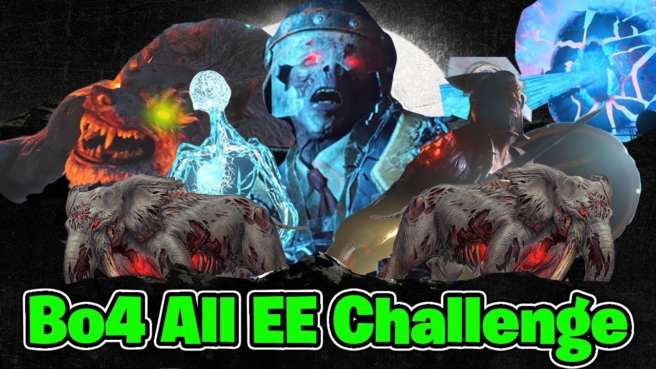 Bo4 Zombies Every EE Back To Back Without Dying