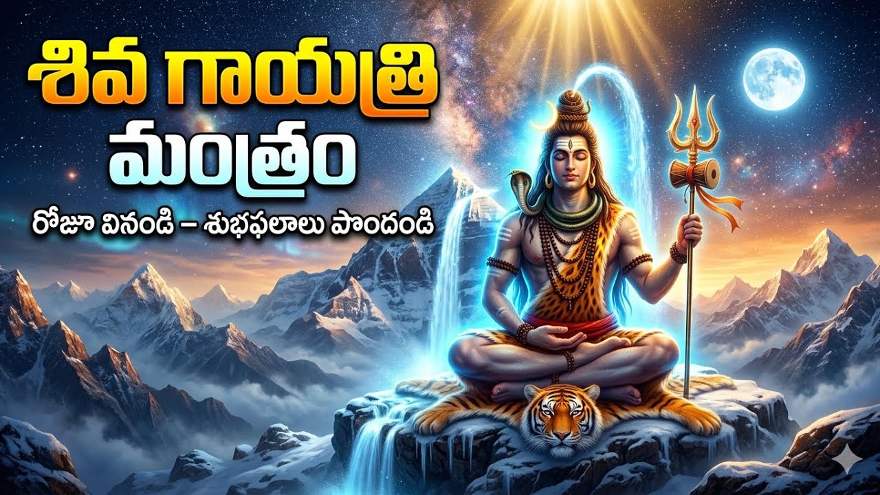 శివ గాయత్రి మంత్రం | Shiva Gayatri Mantra 108 Times | Powerful Shiva Mantra for Peace