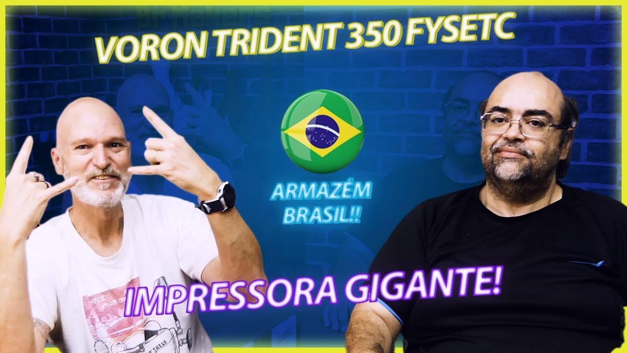 Fysetc Voron Trident 350 - Impressora 3D ANIMAL e agora com Armazém Brasil