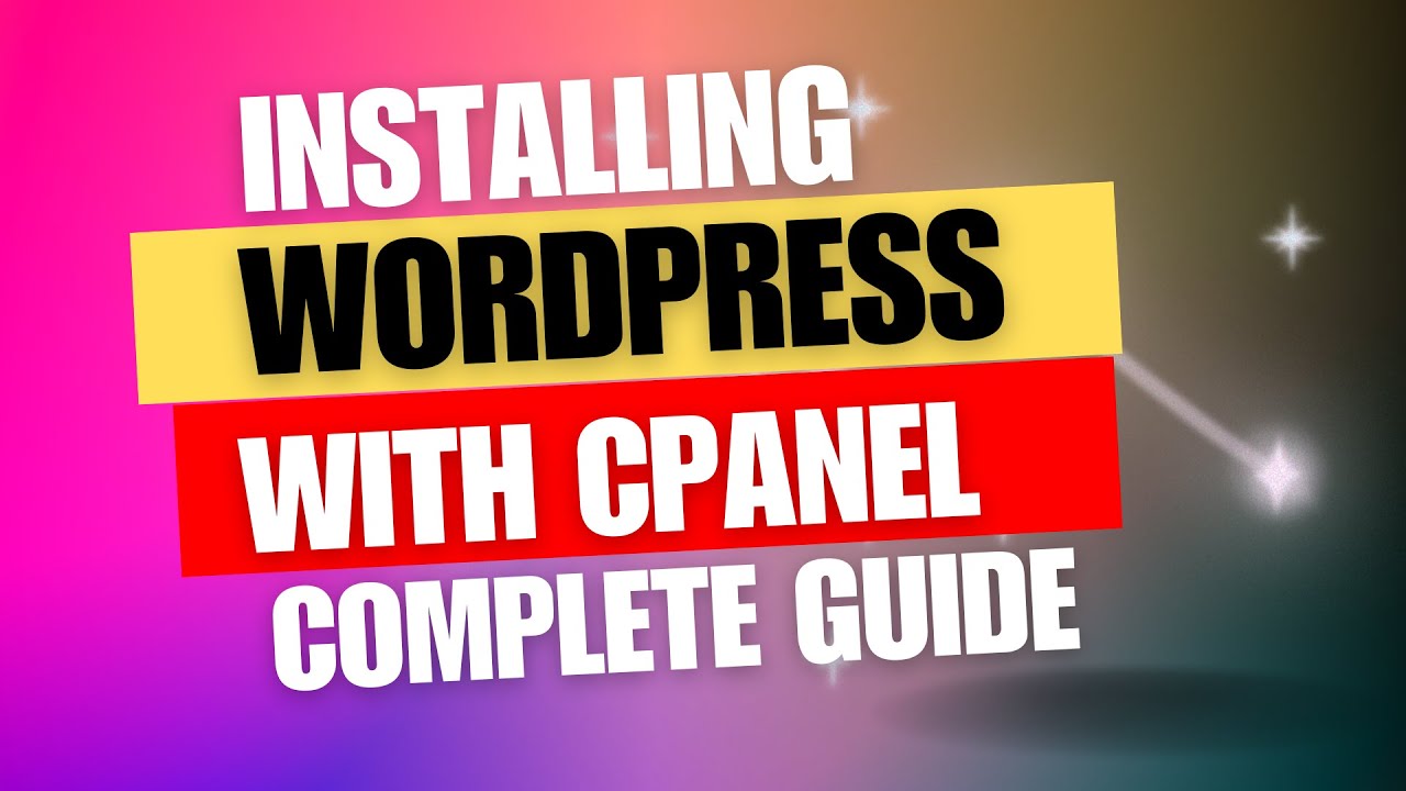 How to install WordPress in cpanel | Installing WordPress with CPanel | CPanel | WordPress