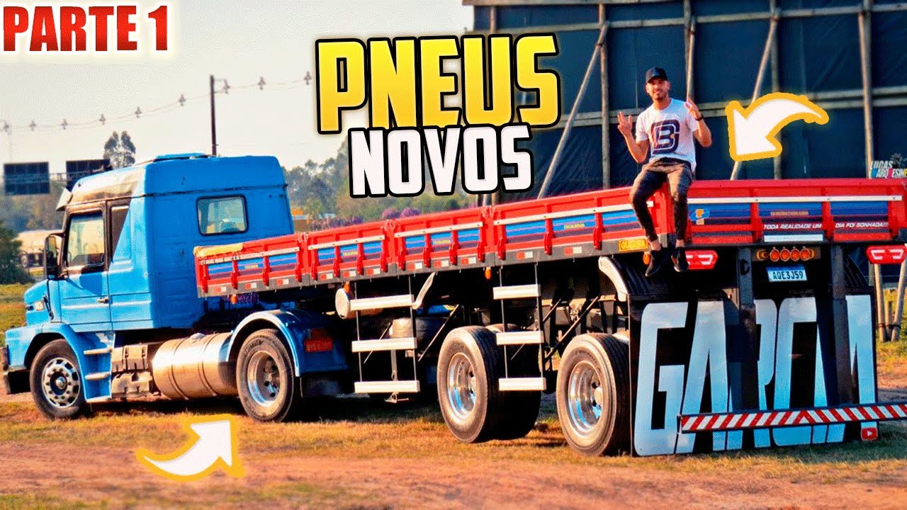 COMPREI OS NOVOS PNEUS DA SCANIA 143 😍 GASTEI R$8000 REAIS!