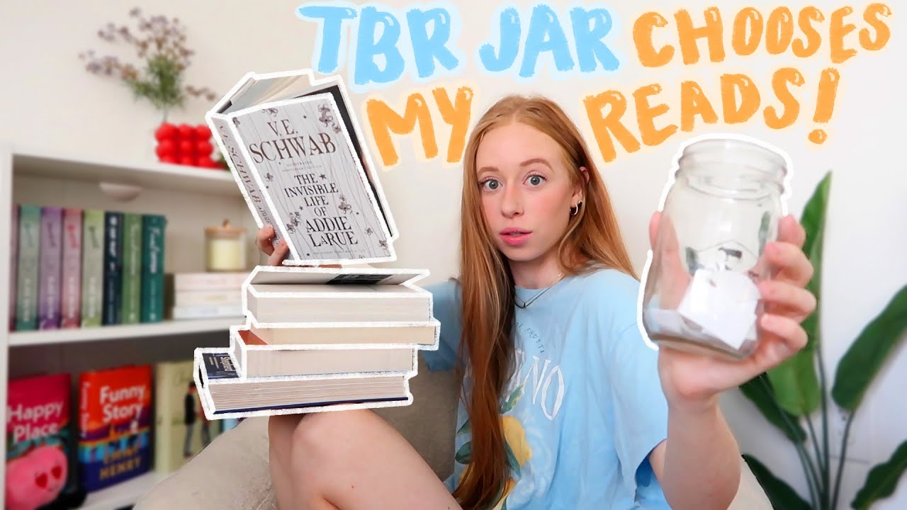 TBR Jar Prompts Pick What I Read For A Week! *reading vlog* 🫙💗 📖