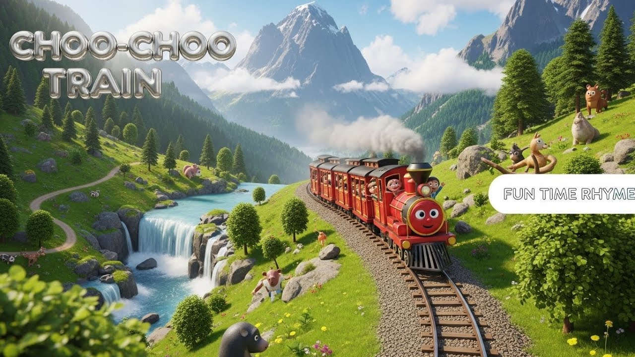 Choo-Choo Train 🚂🎵✨ | Fun Kids Song & Train Adventure for Toddlers 🌈👶