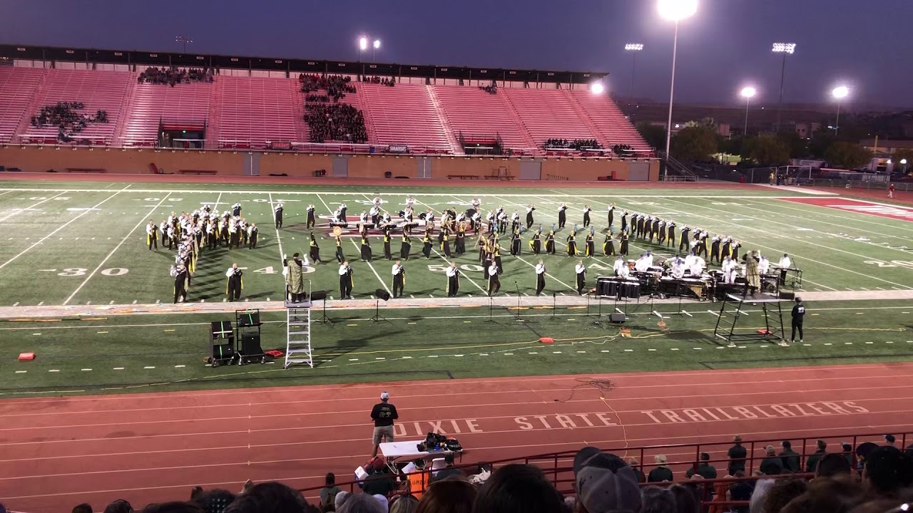 Green Canyon High School Marching Band at Red Rocks St George Utah 2019