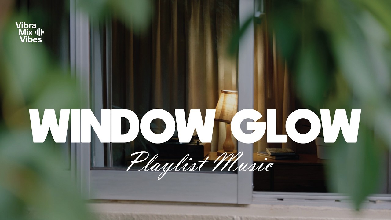 Lofi Indie Window Glow |🌙 Vinyl Nights Inside | Cozy Lamp Light Beats for Focus & Slow Evenings
