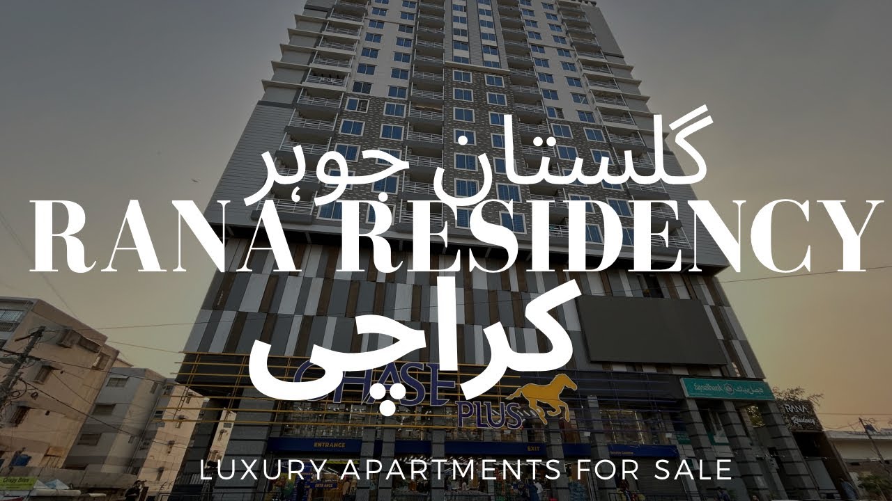 Gulistan E Johar Karachi | Apartments available for Sale | Rana Residency