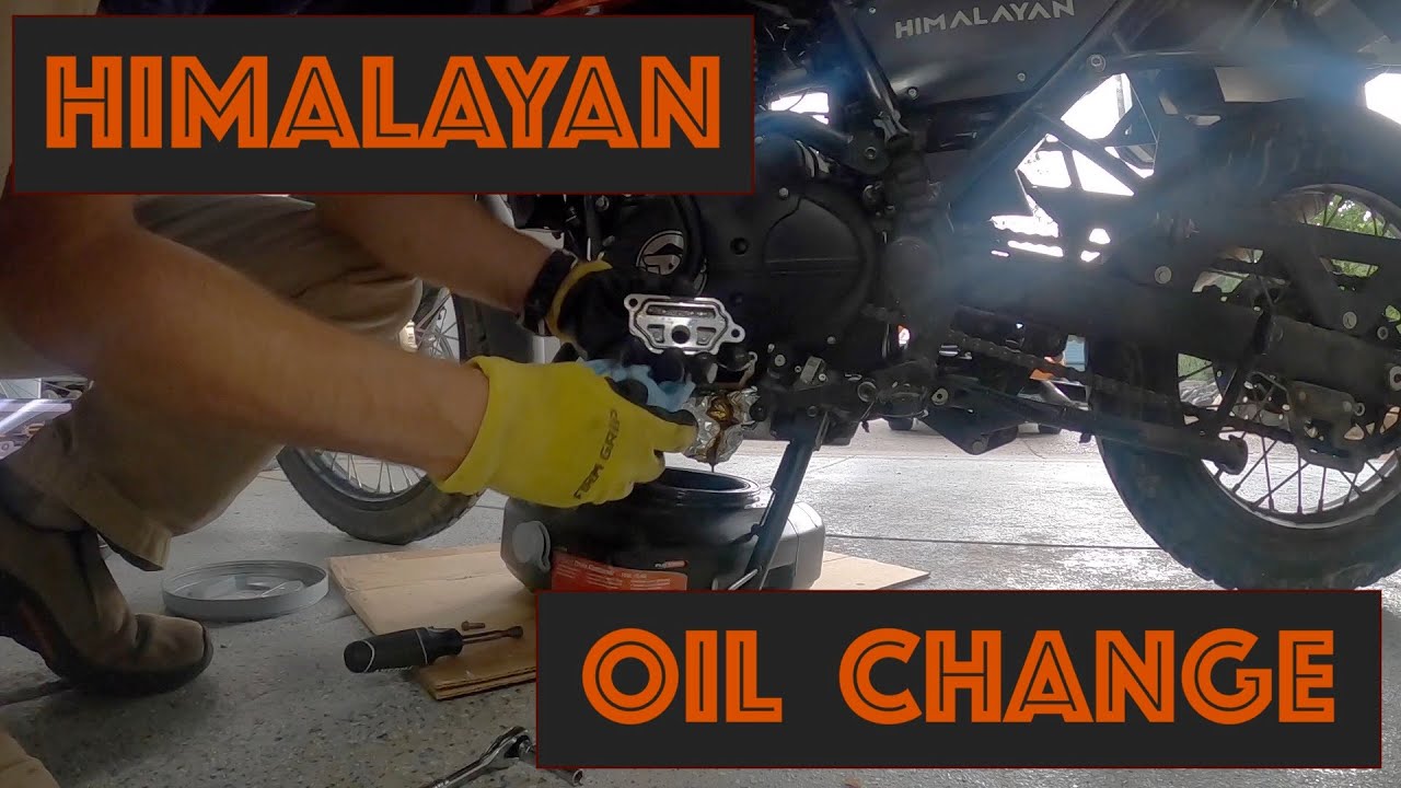 Royal Enfield Himalayan Oil Change (Step by Step)