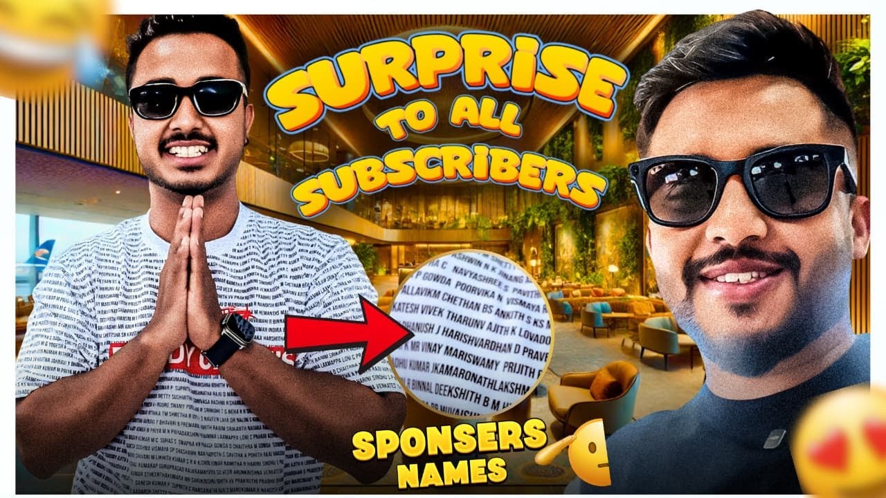 Surprise to all my Subscribers🤩| Winner Announced 😎