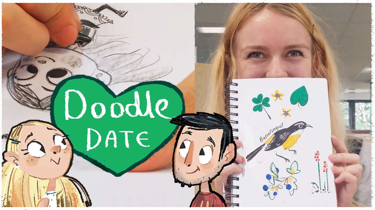 Sketching at the Library | Doodle Date