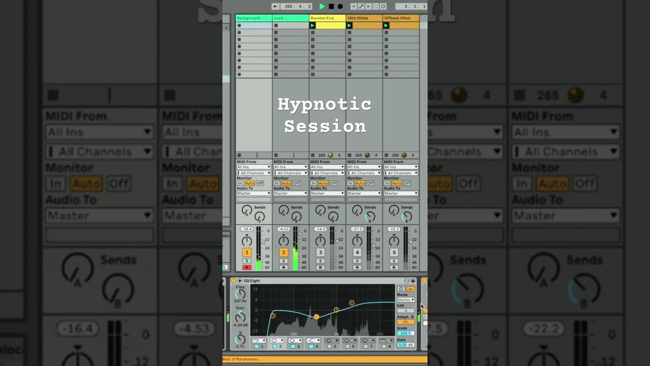 #hypnotic @Ableton #session by @NoSoundAnomaly
