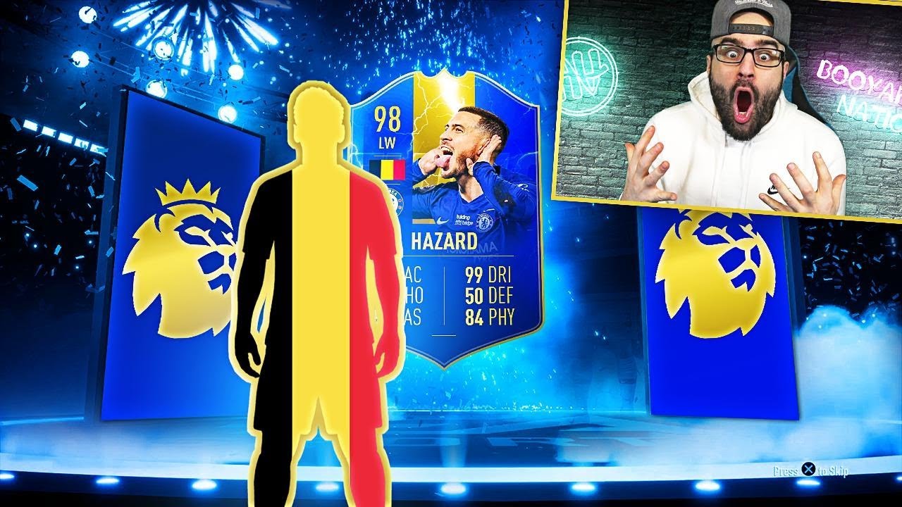 OMG I GOT TOTS 98 HAZARD! & TOP 100!!! FIFA 19 Ultimate Team RTG