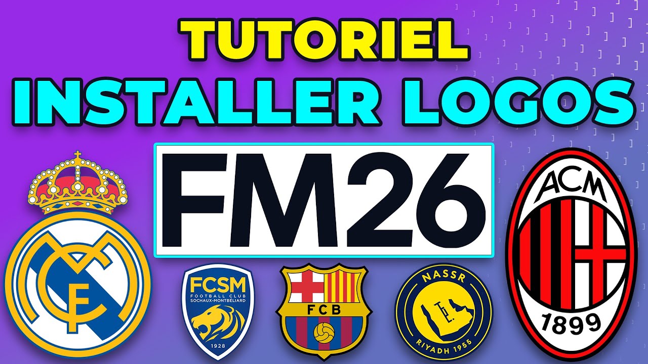 TUTORIAL: INSTALL ALL LOGOS IN FM26 / GET THE LOGOS EASILY AND FOR FREE!