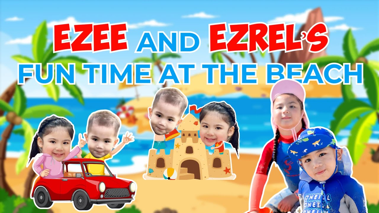EZEE and EZREL'S FUN TIME AT THE BEACH | WEST WITTERING BEACH , UNITED KINGDOM | EAZYFUN