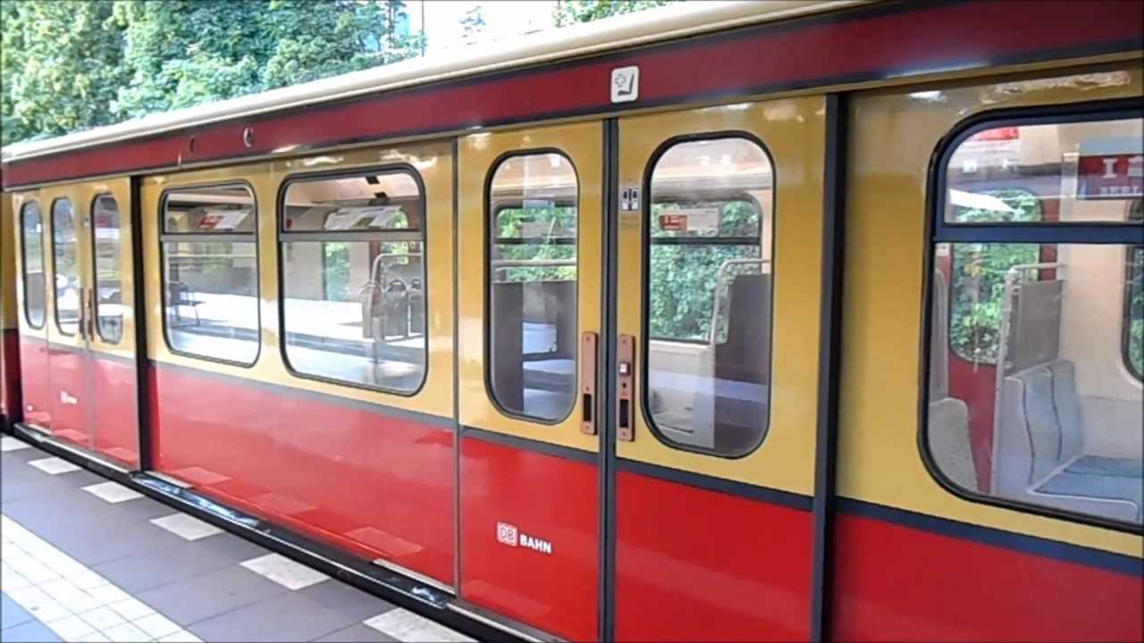 S-Bahn Berlin - Züge im S-Bahnhof Hohenzollerndamm [HD]