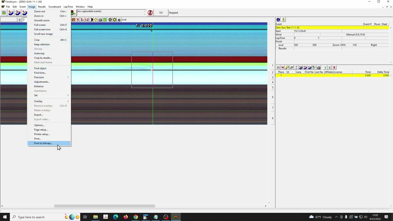 Create a Zero Control Test Report