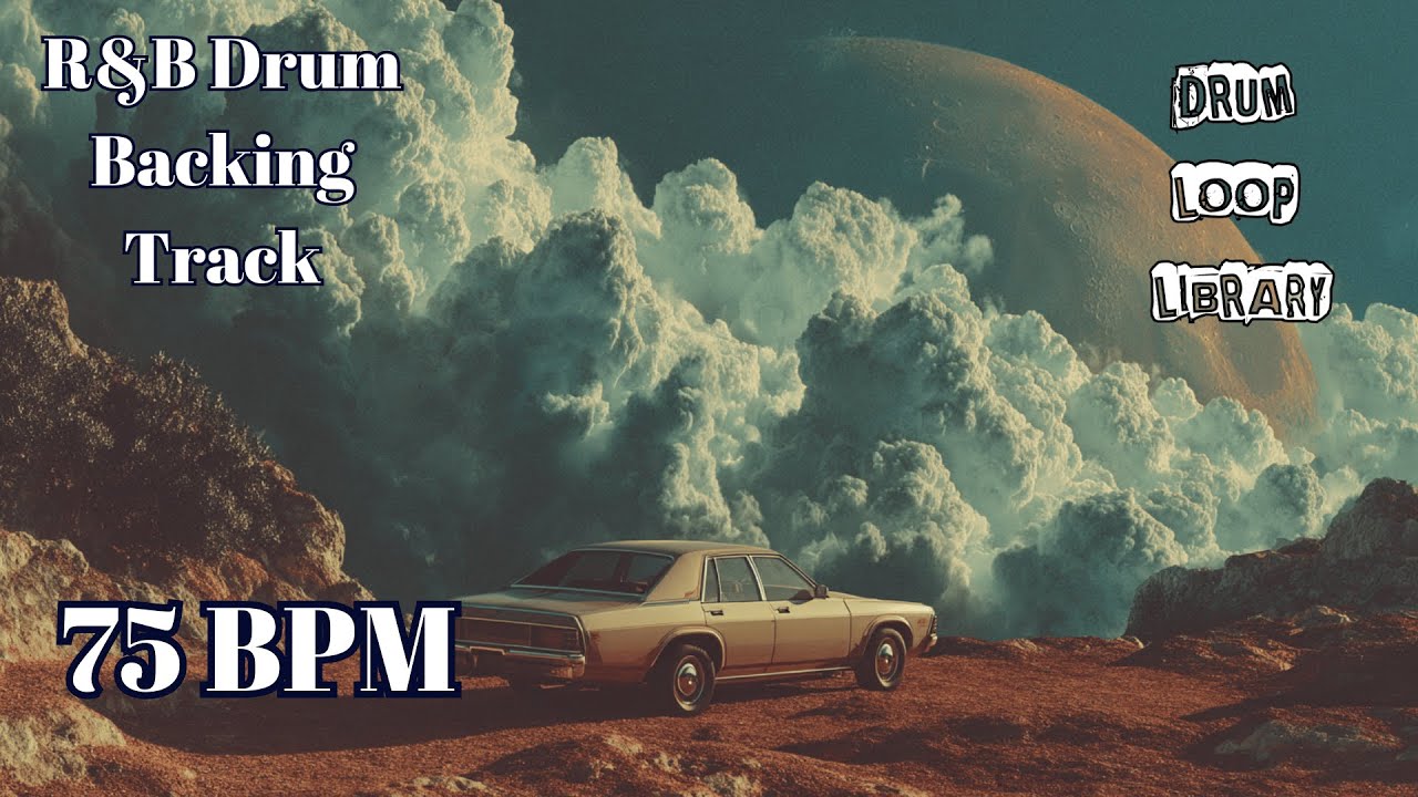 75 BPM R&B Drum Backing Track | Slow Jam Groove
