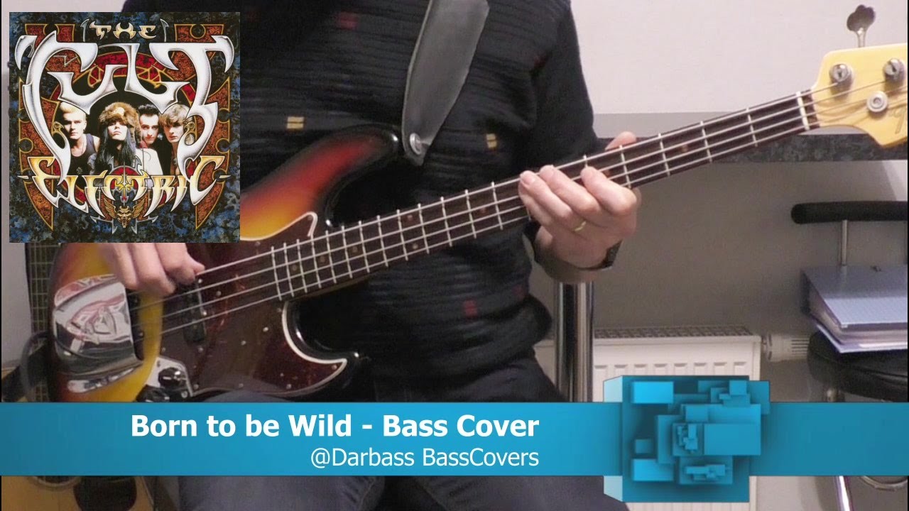 [The Cult] Born To Be Wild - Bass Cover 🎧( with bass tabs 🎶pdf)