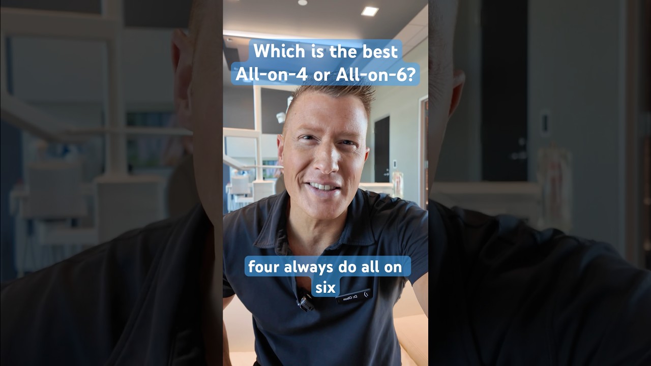Full Mouth 👄 Dental 🦷 Implants - ALL-ON-4 VS ALL-ON-6? #dentalimplants