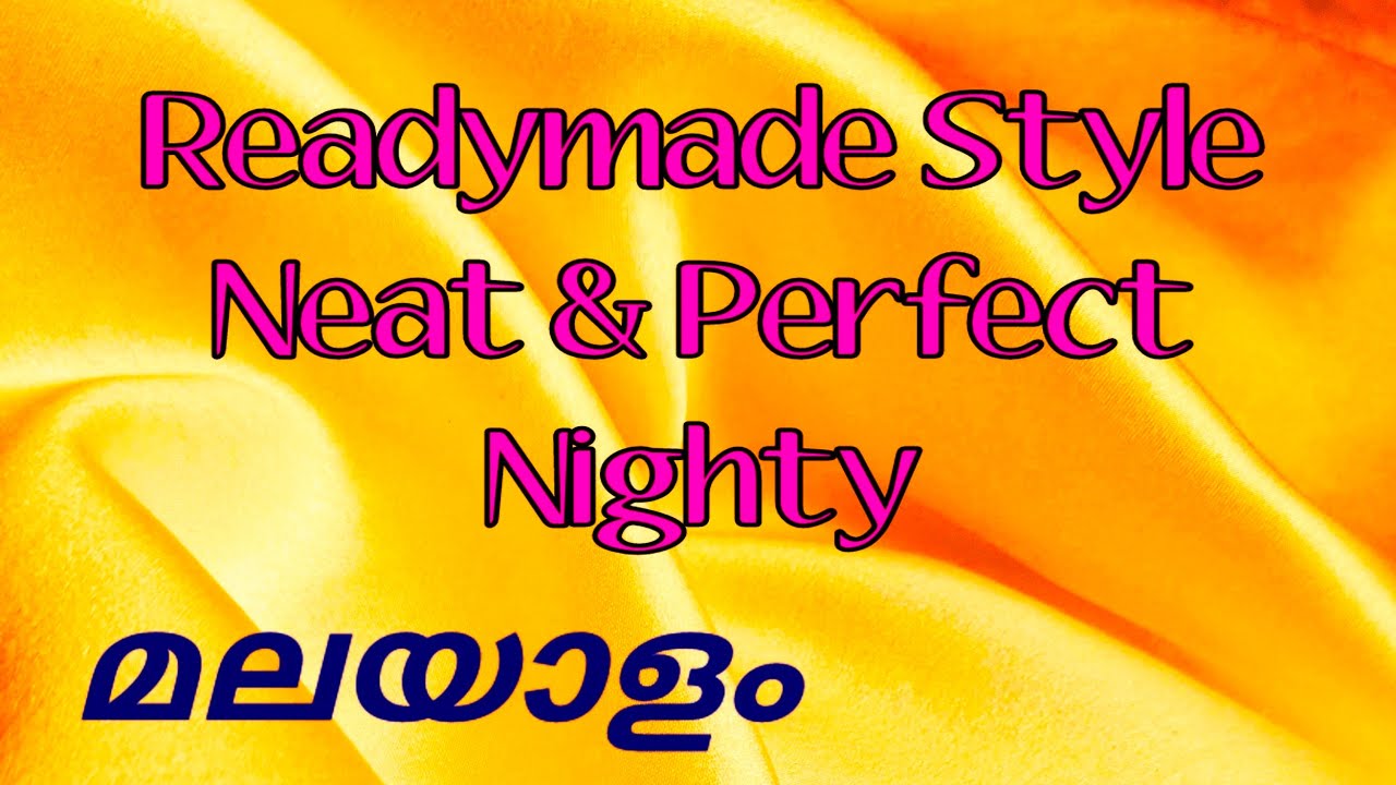 #ReadymadeStylePleatedNighty