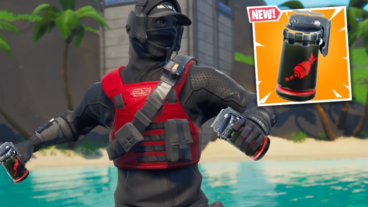 The AIR STRIKE Grenade in Fortnite! (NEW ITEM GAMEPLAY)