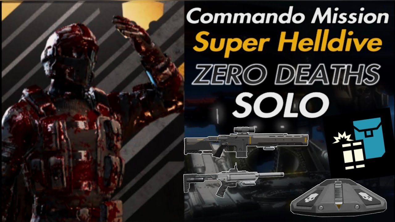 Commando Mission SUPER HELLDIVE SOLO | Helldivers 2