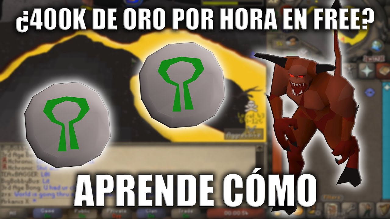 Cómo ganar hasta 400k/hora en Free - Old School Runescape