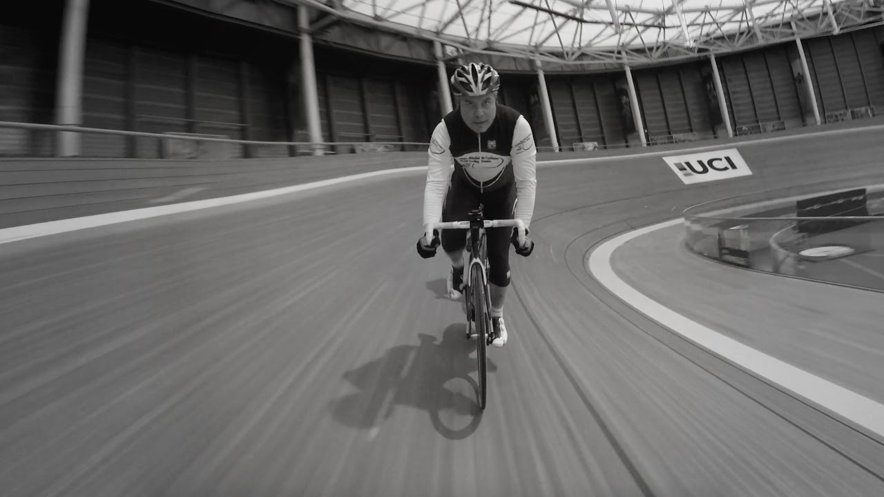 Few laps at the UCI World Cycling Centre Velodrome - Aigle, Switzerland