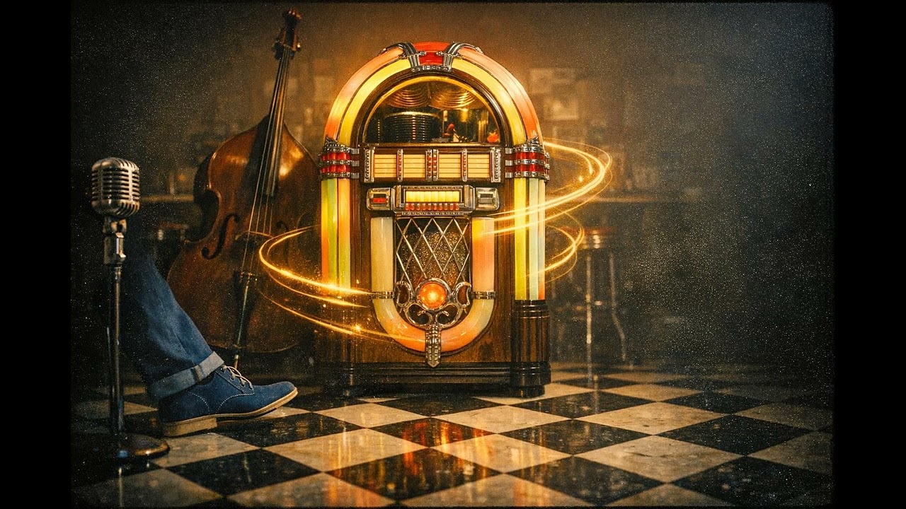 The Golden Era of Rock & Roll 🎸 Old School Classic 50s Jukebox Hits (Copyright Free)