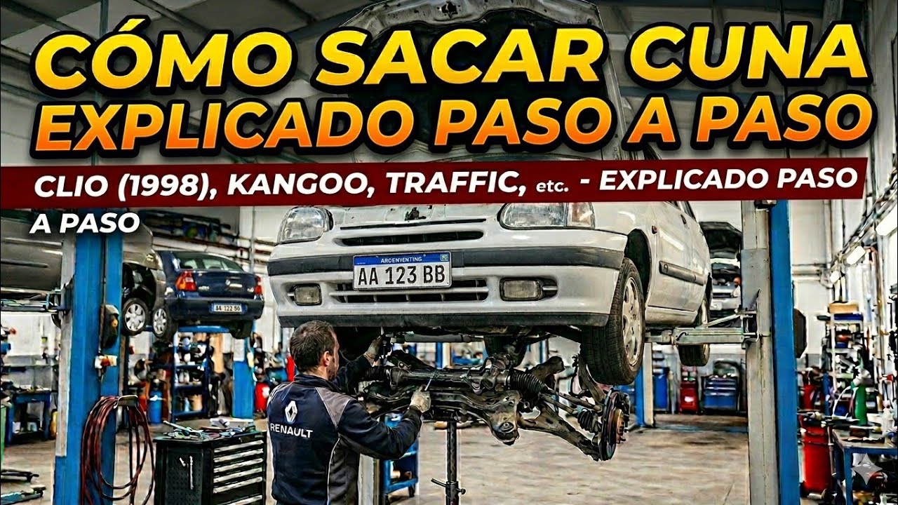 Como sacar Cuna o Puente de Renault , Clio2 , Clio2 , Kangoo , Megane , etc.