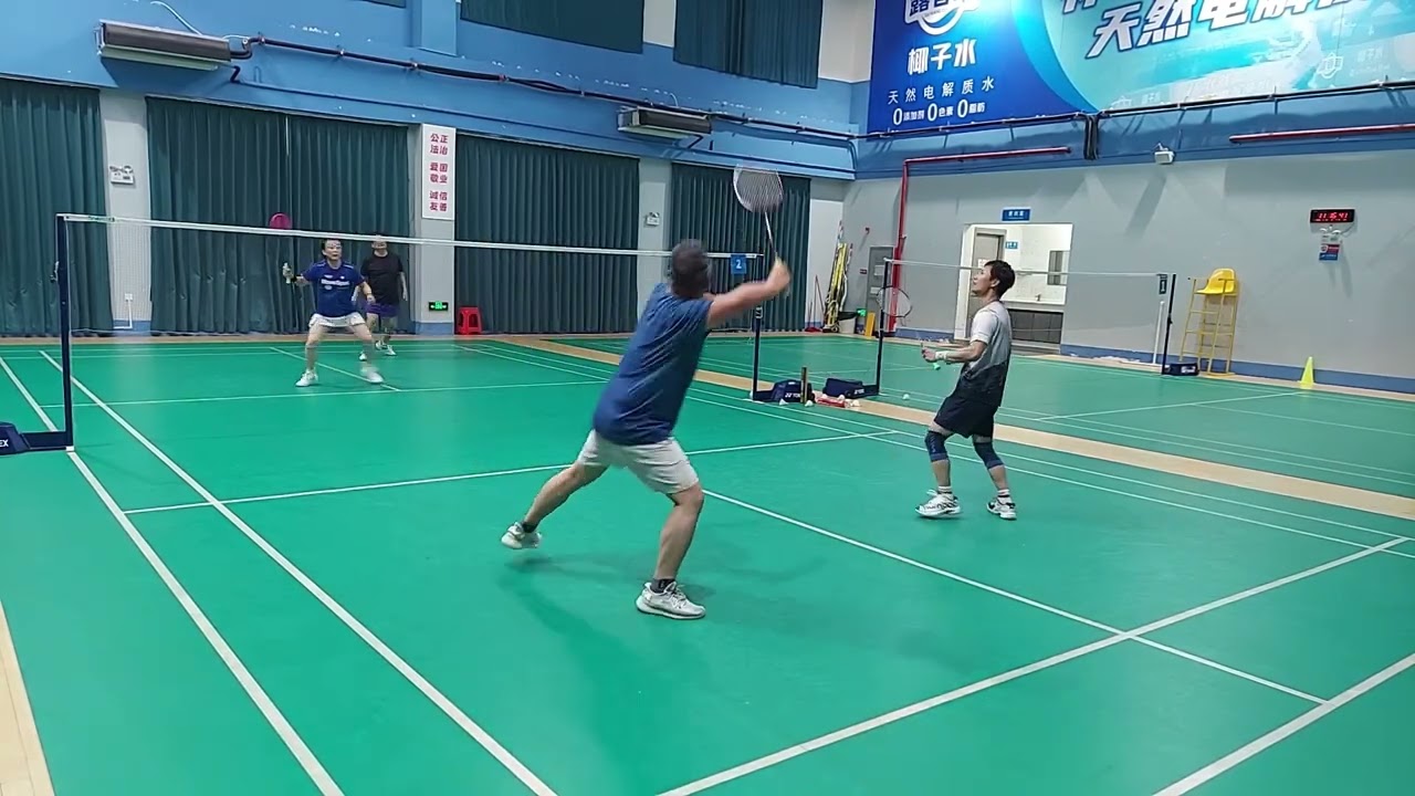 Badminton game, Zhongshan, China 2 22 26 4