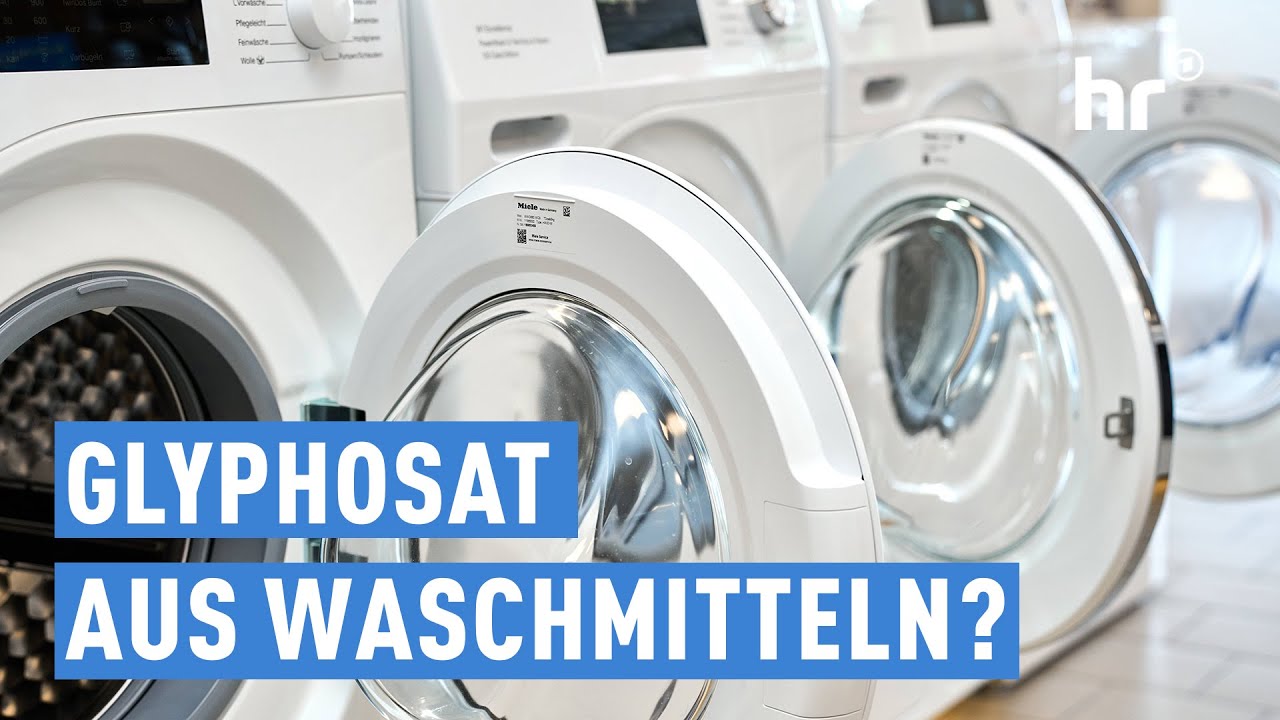Glyphosat aus der Waschmaschine? | alles wissen