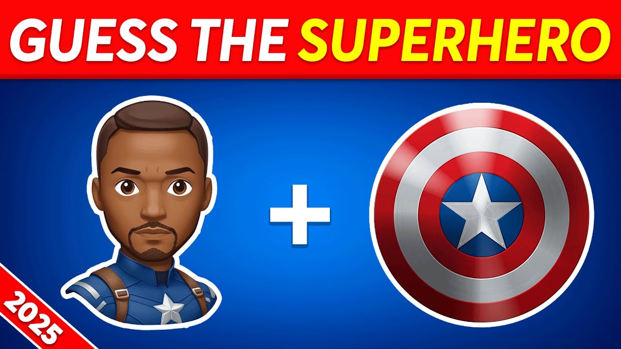 Can You Guess The Superhero By Emoji? 🕷🦸 Marvel & DC Superheroes Emoji Quiz