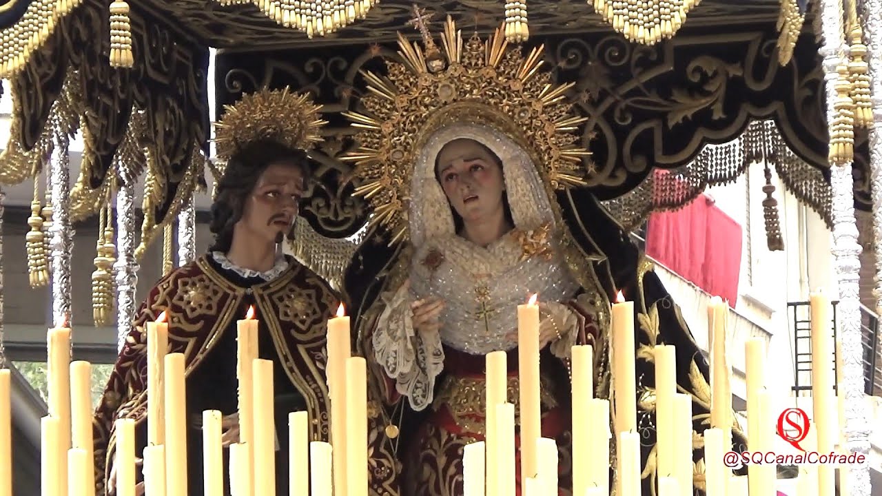 Dolores y Misericordia (Despojado) con el Liceo de Moguer en calle Zaragoza - Domingo de Ramos 2024
