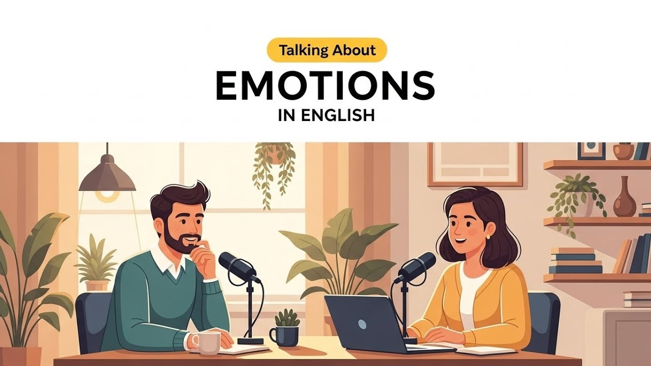 How to Talk About Emotions in English | English Podcast for Speaking Fluency