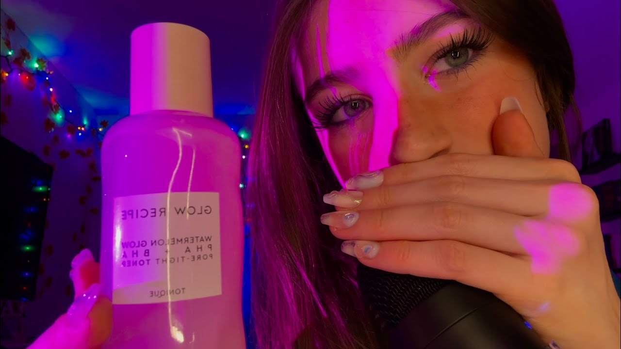 ASMR my nightly routine + skincare 💗✨🐞