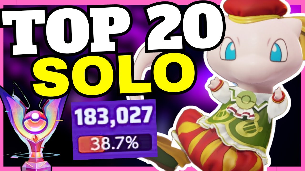 TOP 20 RANKED SOLOQ MEW HYPERCARRY | Mew Pokemon Unite