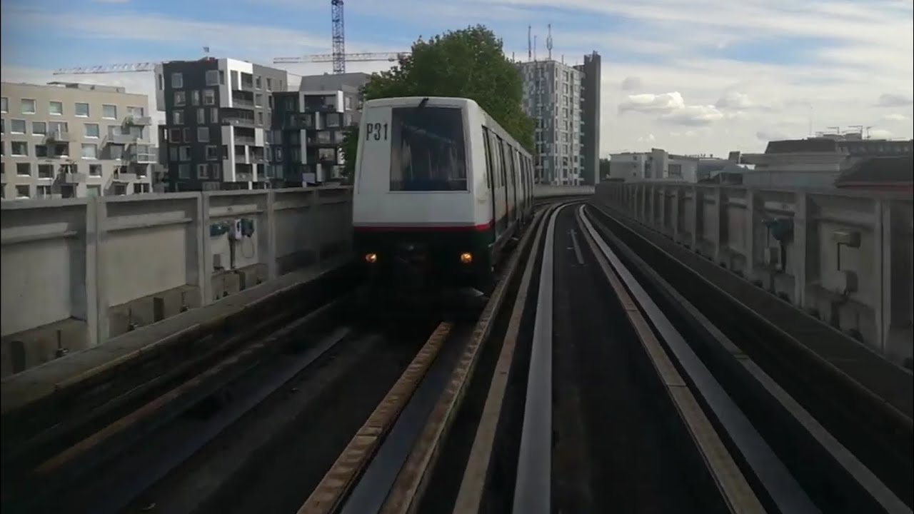 [Front View] Métro de Lille Ligne 2 CH Dron - Saint-Philibert VAL 206