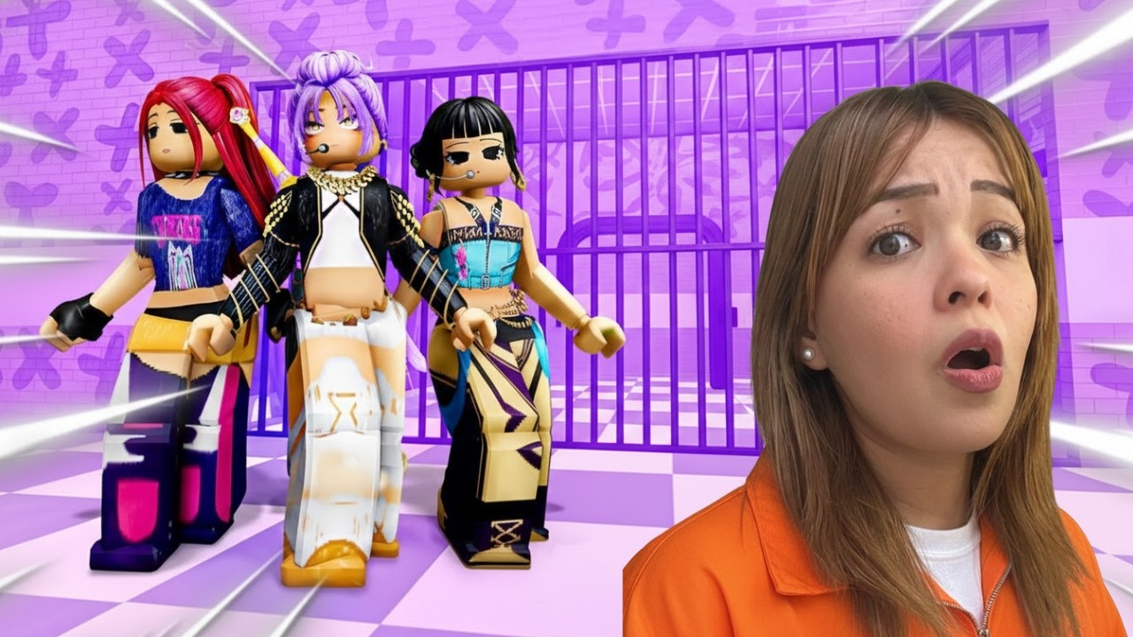 Escapa de la prision de las GUERRERAS KPOP en Roblox! (Kari Juega)