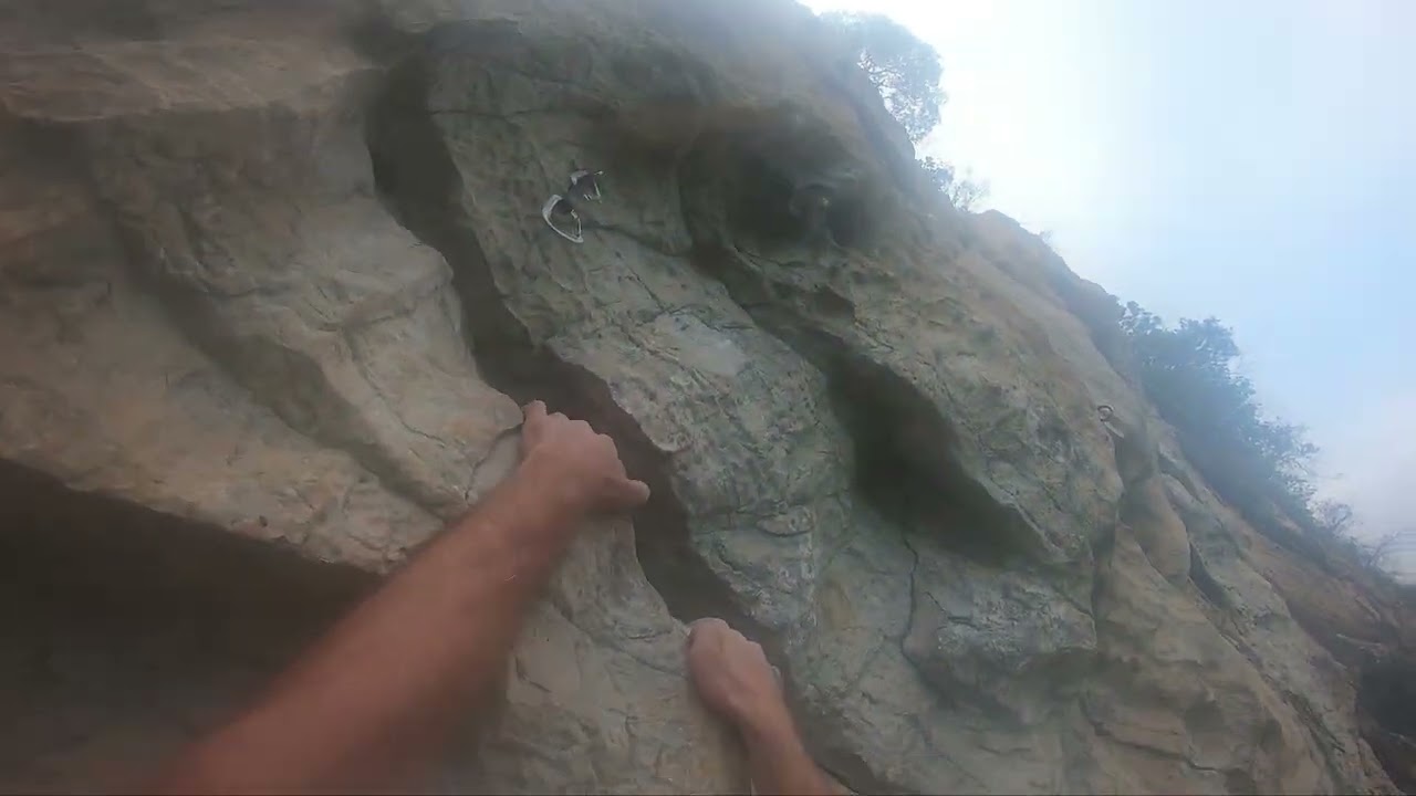 Huu Lung climbing, Sector: La Conche, Route: La Loi d'Attraction 7a+ (8+ UIAA)