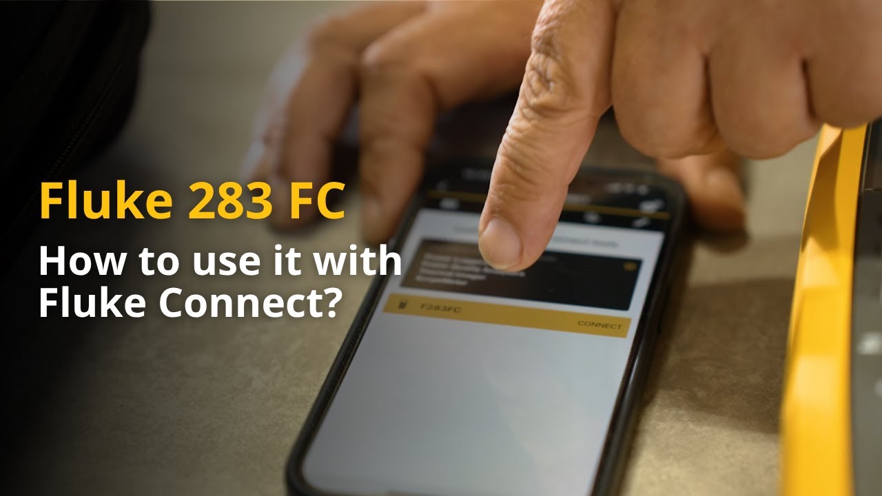 How to Use Fluke Connect with the Fluke 283 FC Multimeter | Share Data Instantly