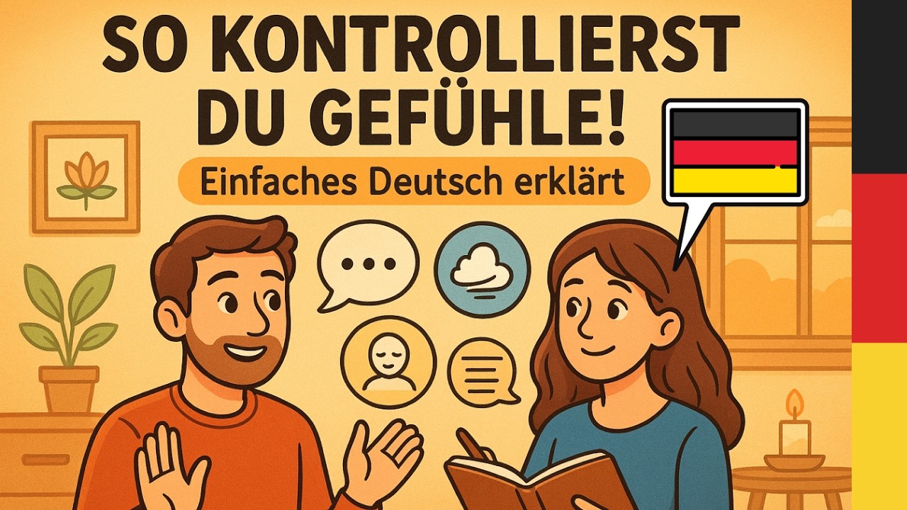 Learn German Naturally: Understanding Emotions in German 🇩🇪 | Easy German Dialogue