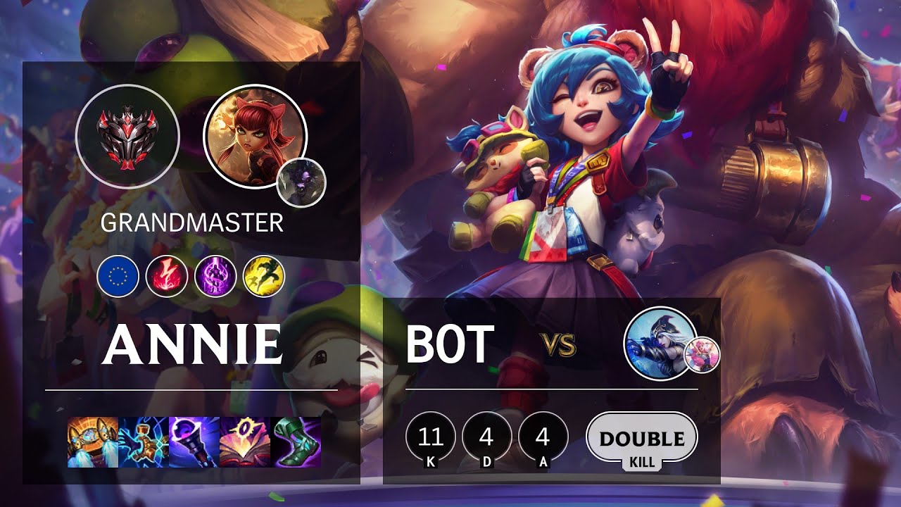 Annie Bot vs Ashe - EUW Grandmaster Patch 11.2