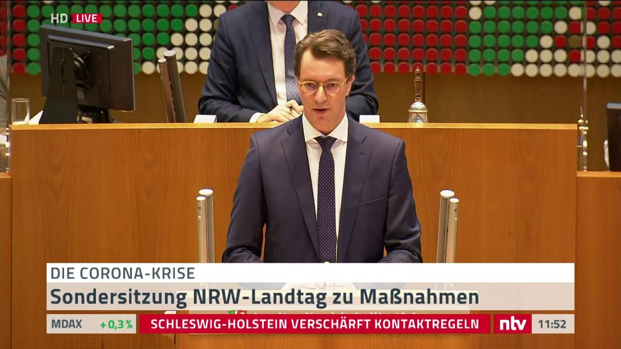 Corona LIVE: Sondersitzung im NRW-Landtag