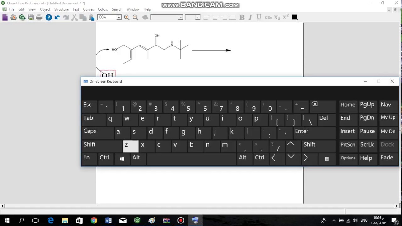 شرح طريقة استخدام برنامج ChemDraw