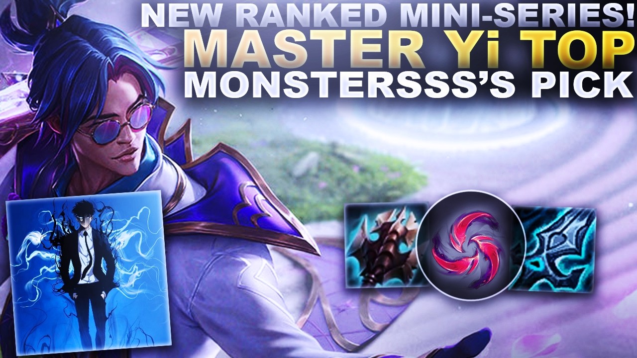 CAN WE PULL OFF MONSTERSSS'S MASTER YI TOP LANE!?!