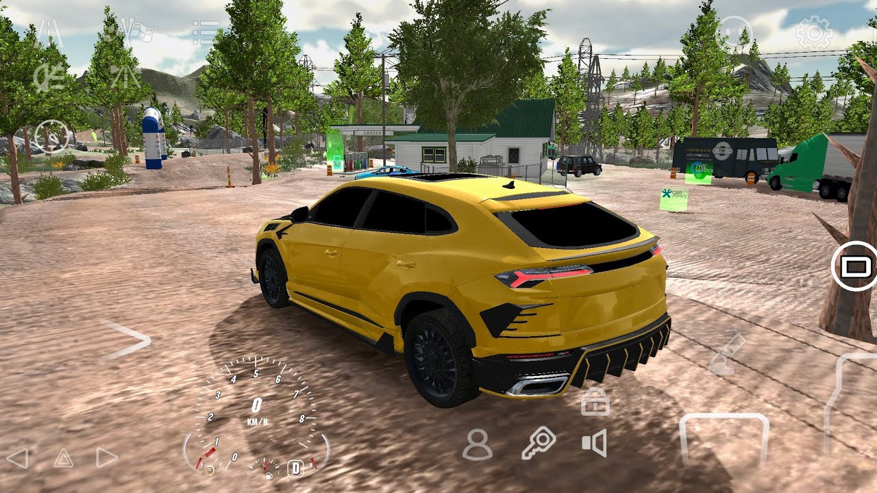lamborghini urus off roading - car parking multiplayer 