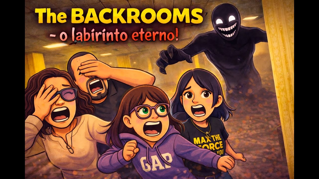 THE BACKROOMS - SOCORRO!! É um LABIRINTO ETERNOOO! (Apeirophobia - Roblox)